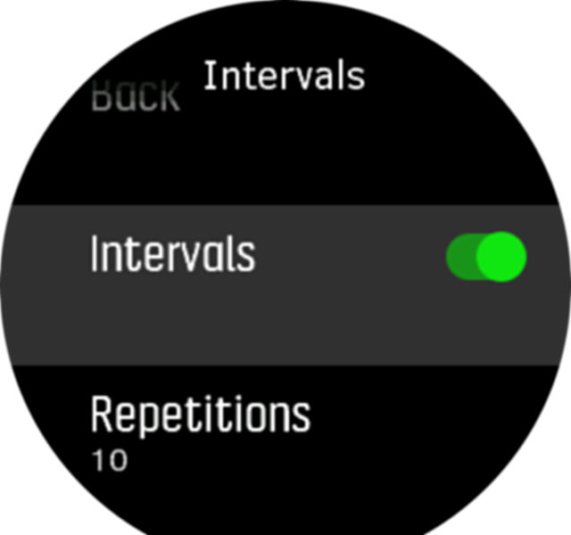 suunto spartan ultra interval training