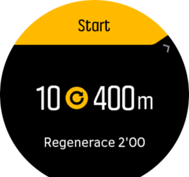 Intervalový trénink – zahájení