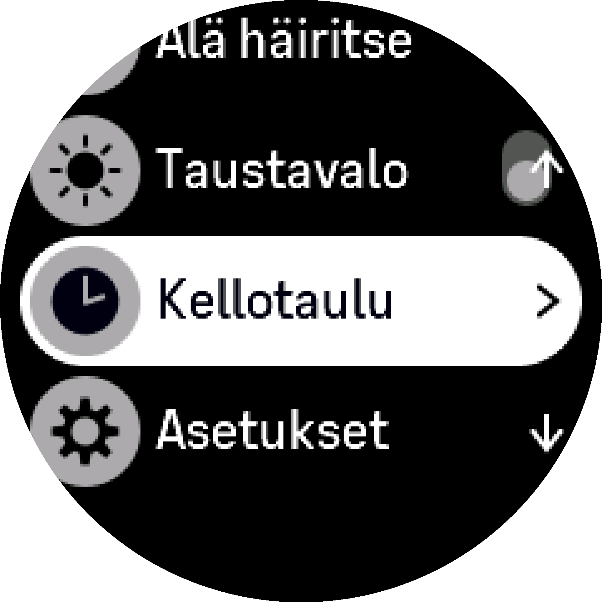 kellotauluasetus S9PP