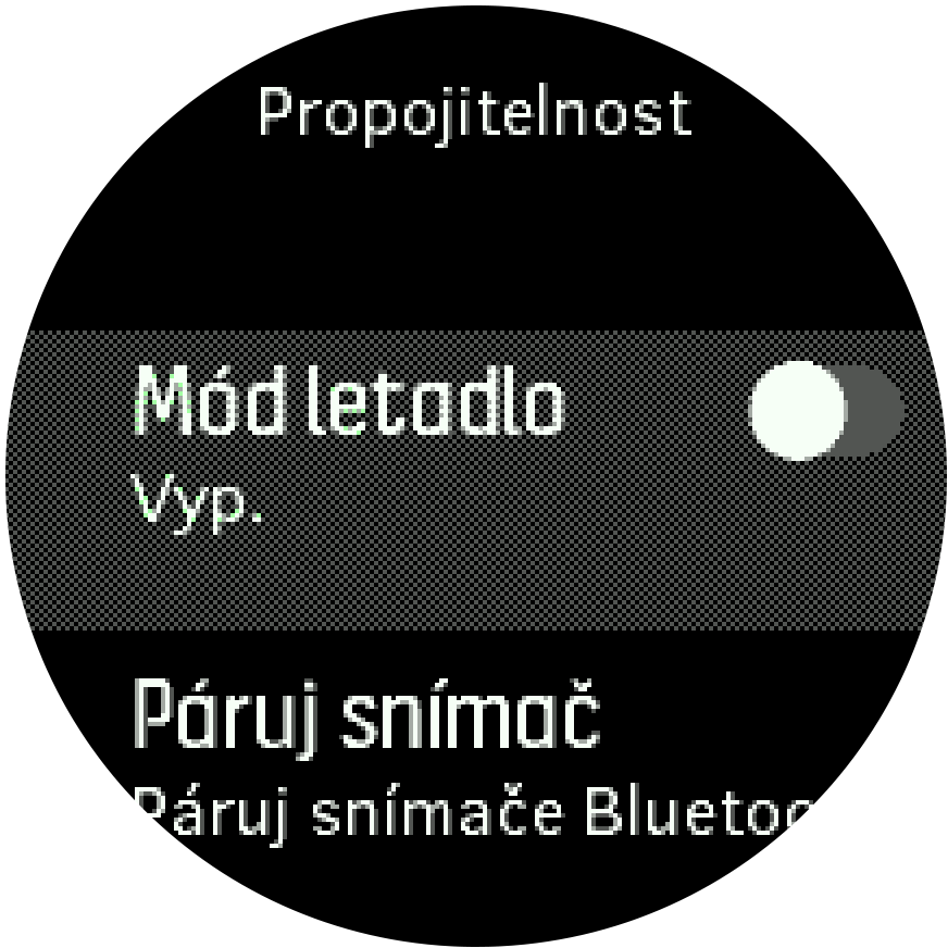 Režim letadlo – Spartan Trainer