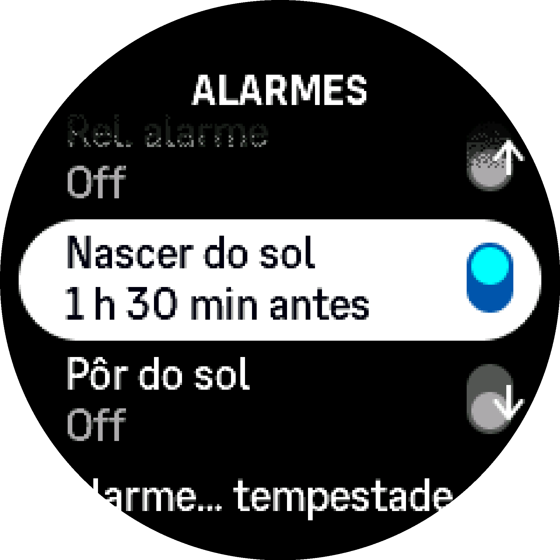 Interruptor alarme NascerPôrdoSol S9PP