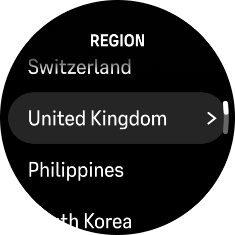 select region