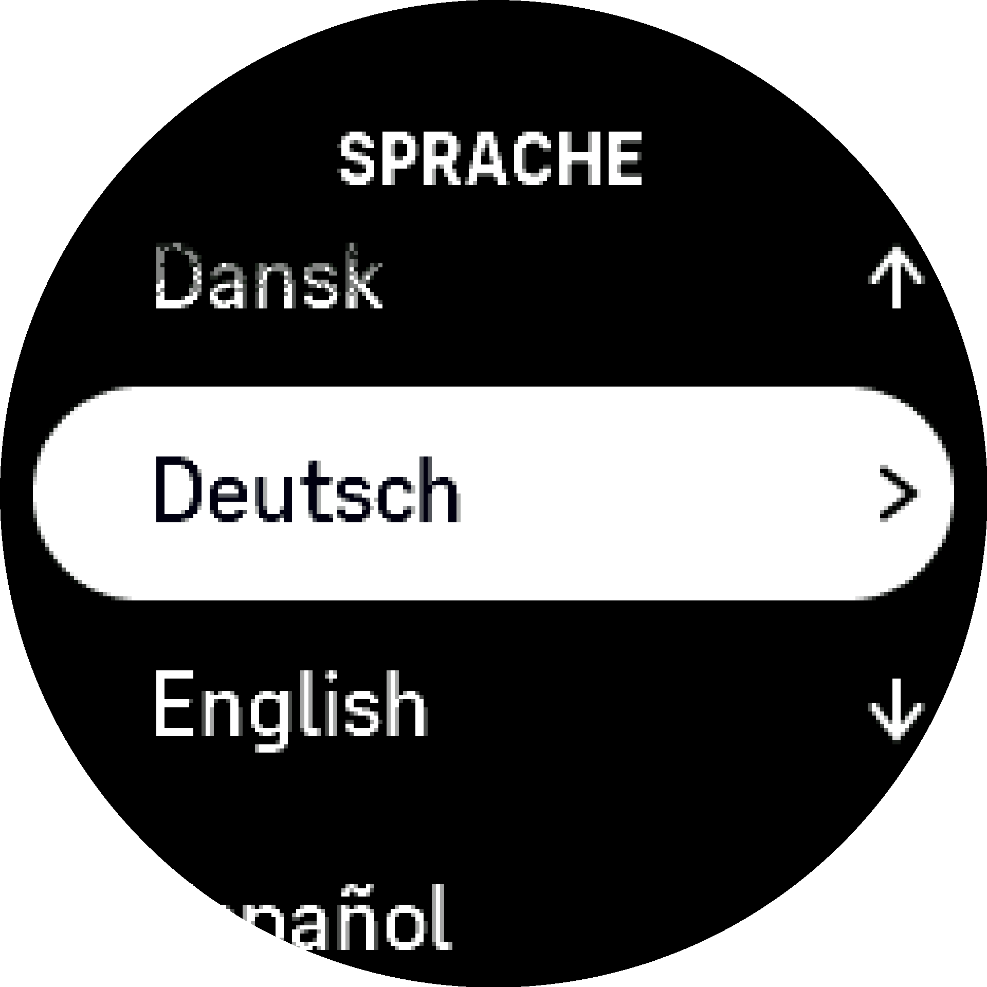 Sprache wählen S9PP