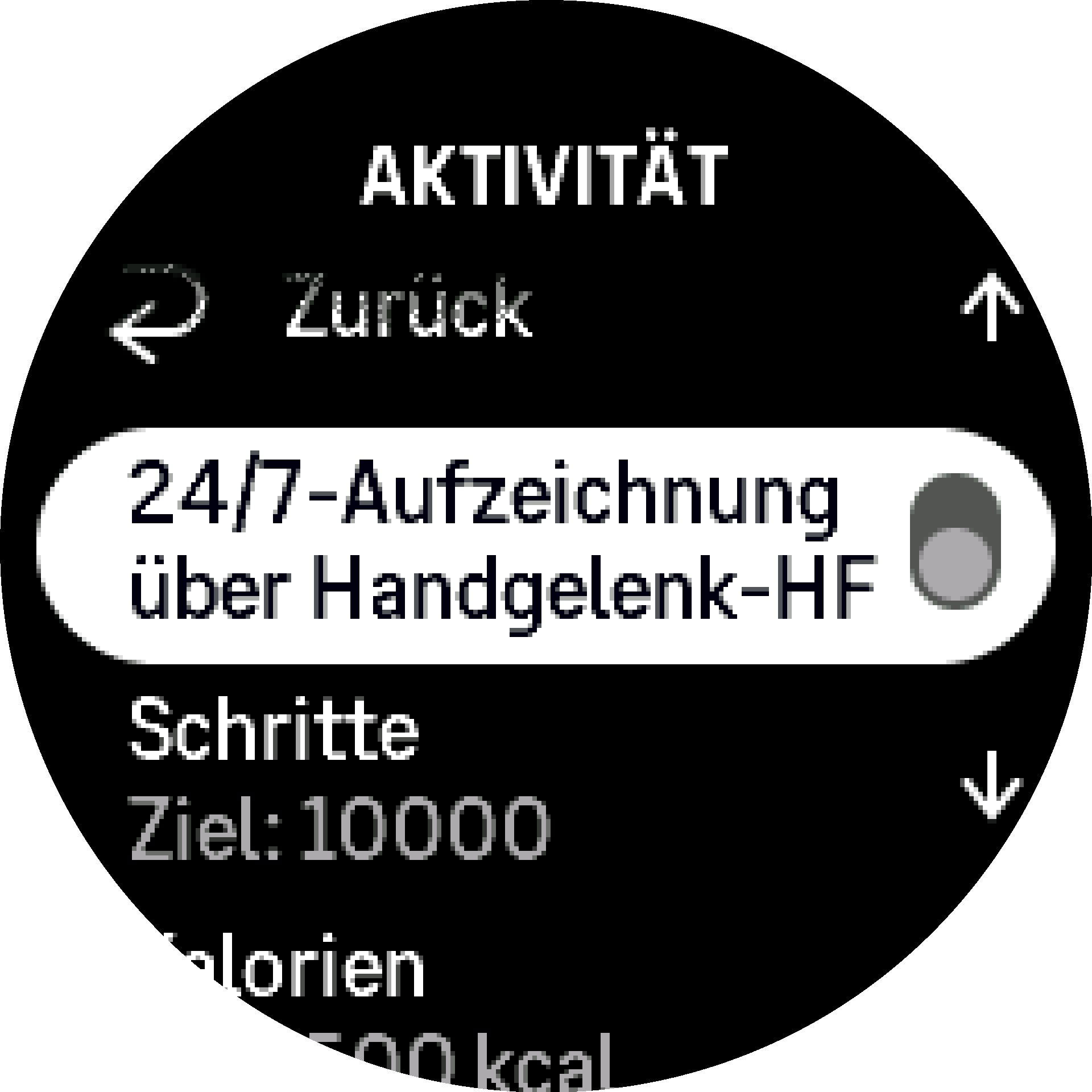 HF-Einstellungen aktivieren