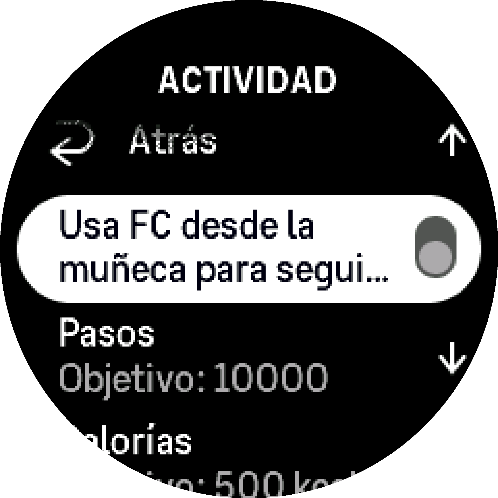 Activación de ajustes de FC