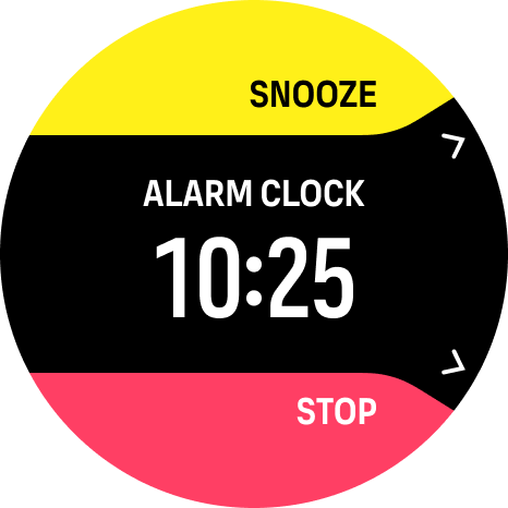 alarm options