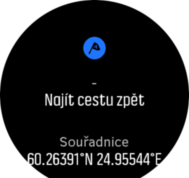 Podrobnosti funkce Najít cestu zpět – Spartan