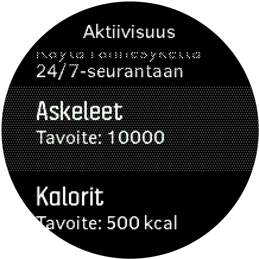 Activity Goals Trainer