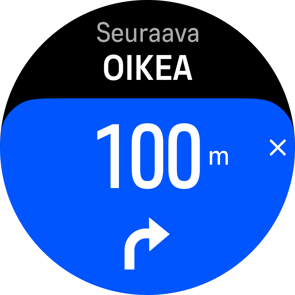 Komoot-navigointi S9PP