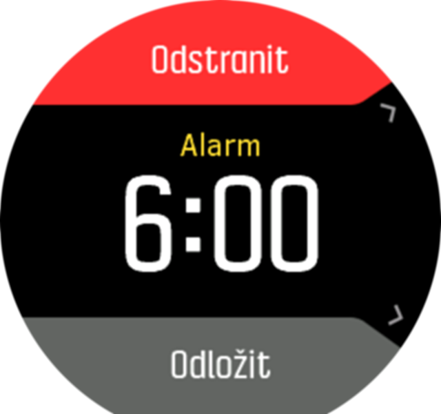 Alarm dismiss snooze