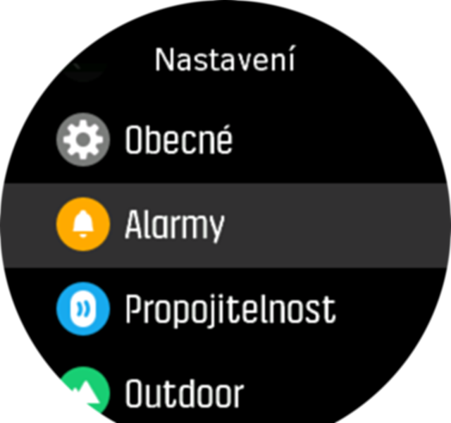 Settings menu Spartan