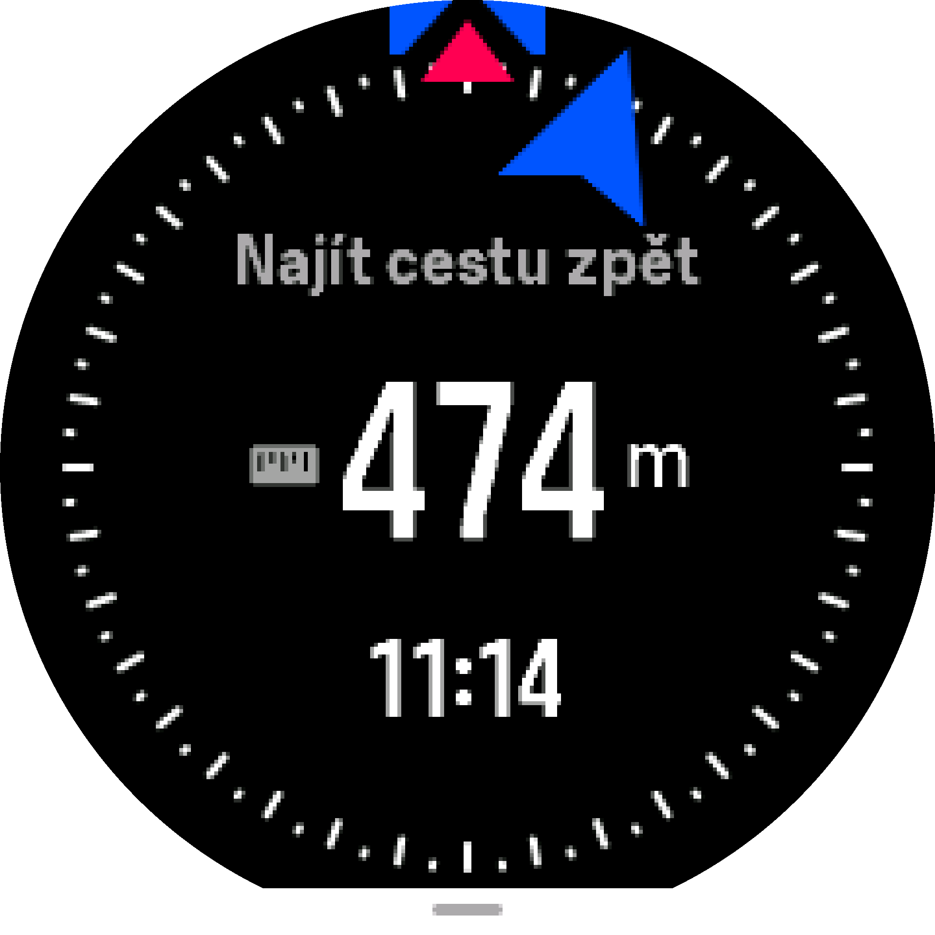 Displej Najít cestu zpět S9PP