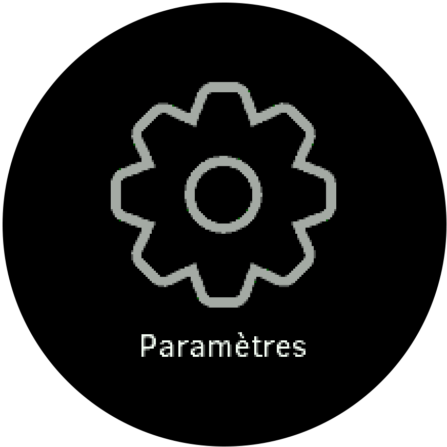 Icône des paramètres