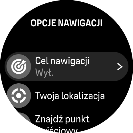 navigation options dilu