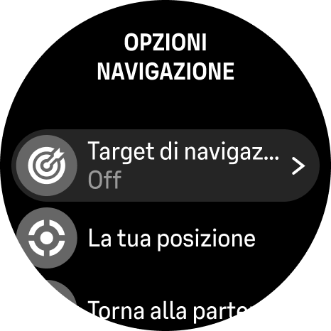 navigation options dilu