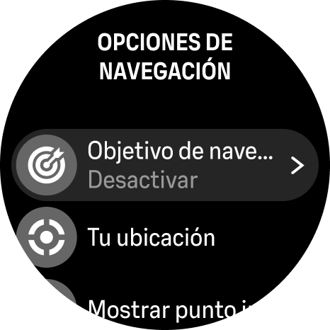 navigation options dilu