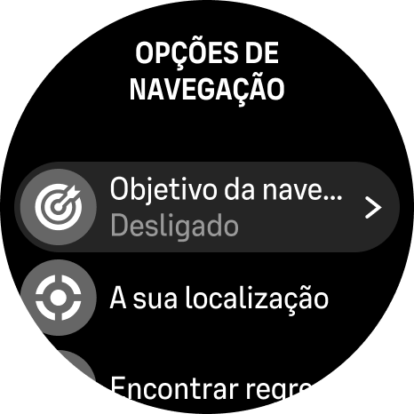 navigation options dilu