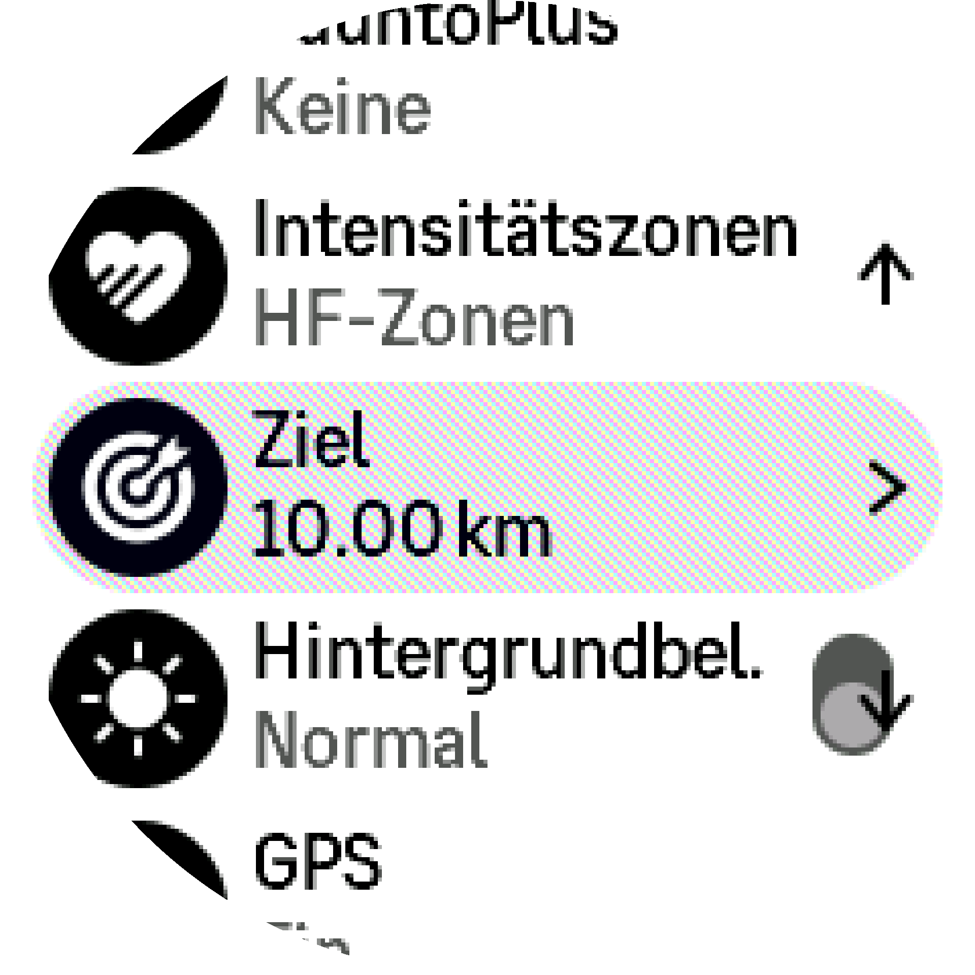 Sportmodus Zonen S9PP