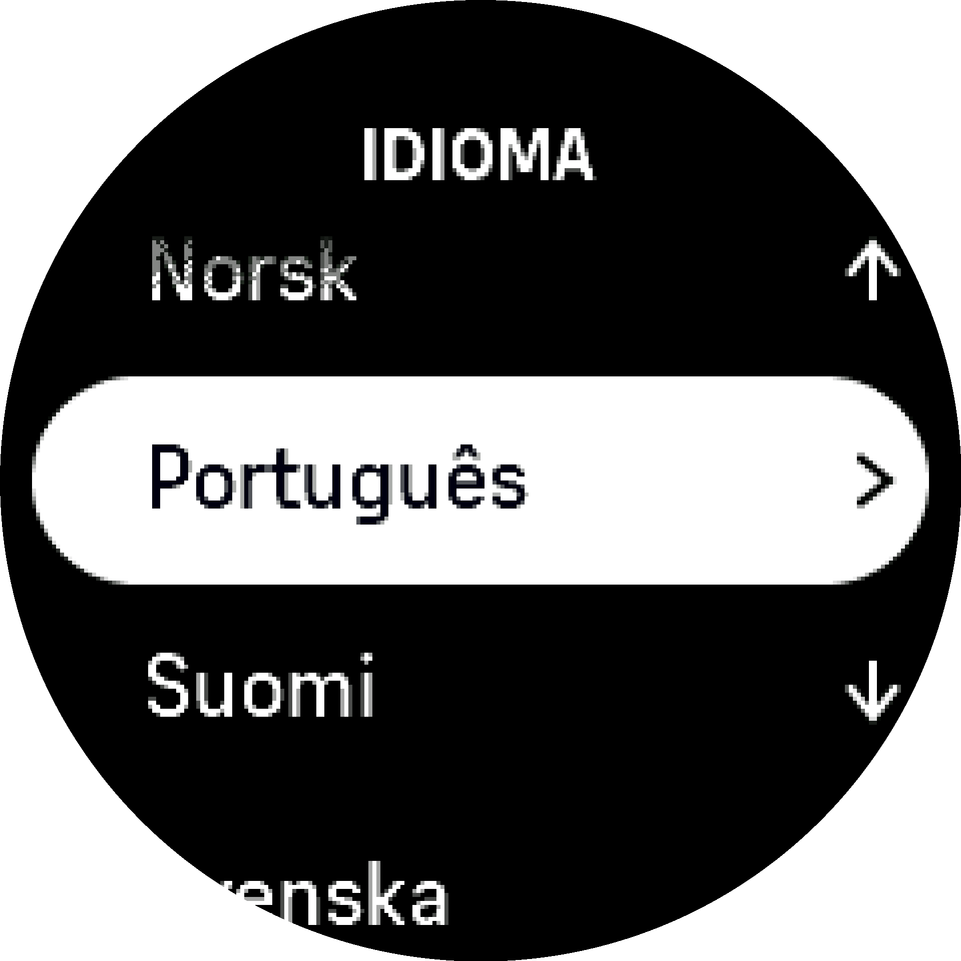 Selecionar idioma S9PP