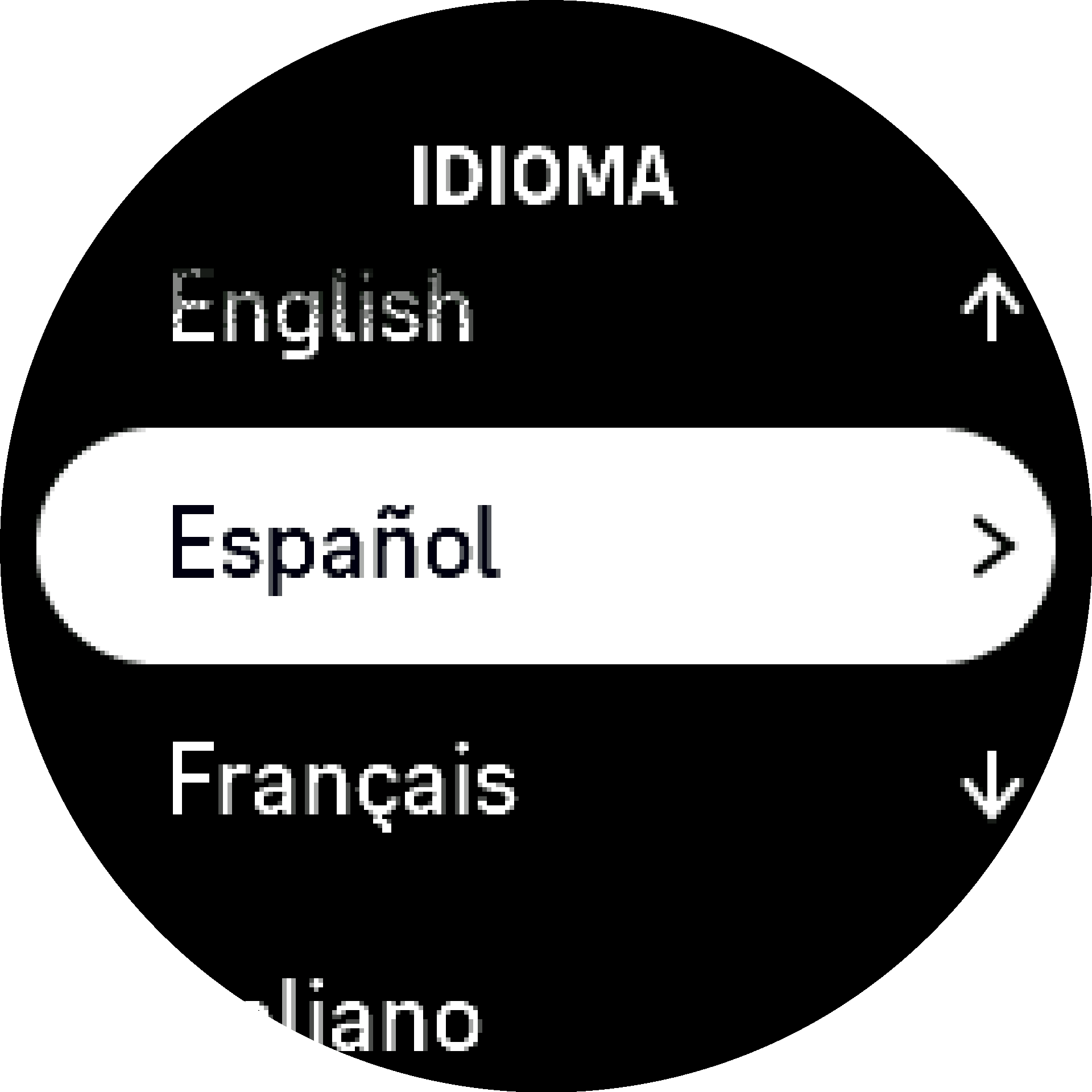 Seleccionar idioma S9PP