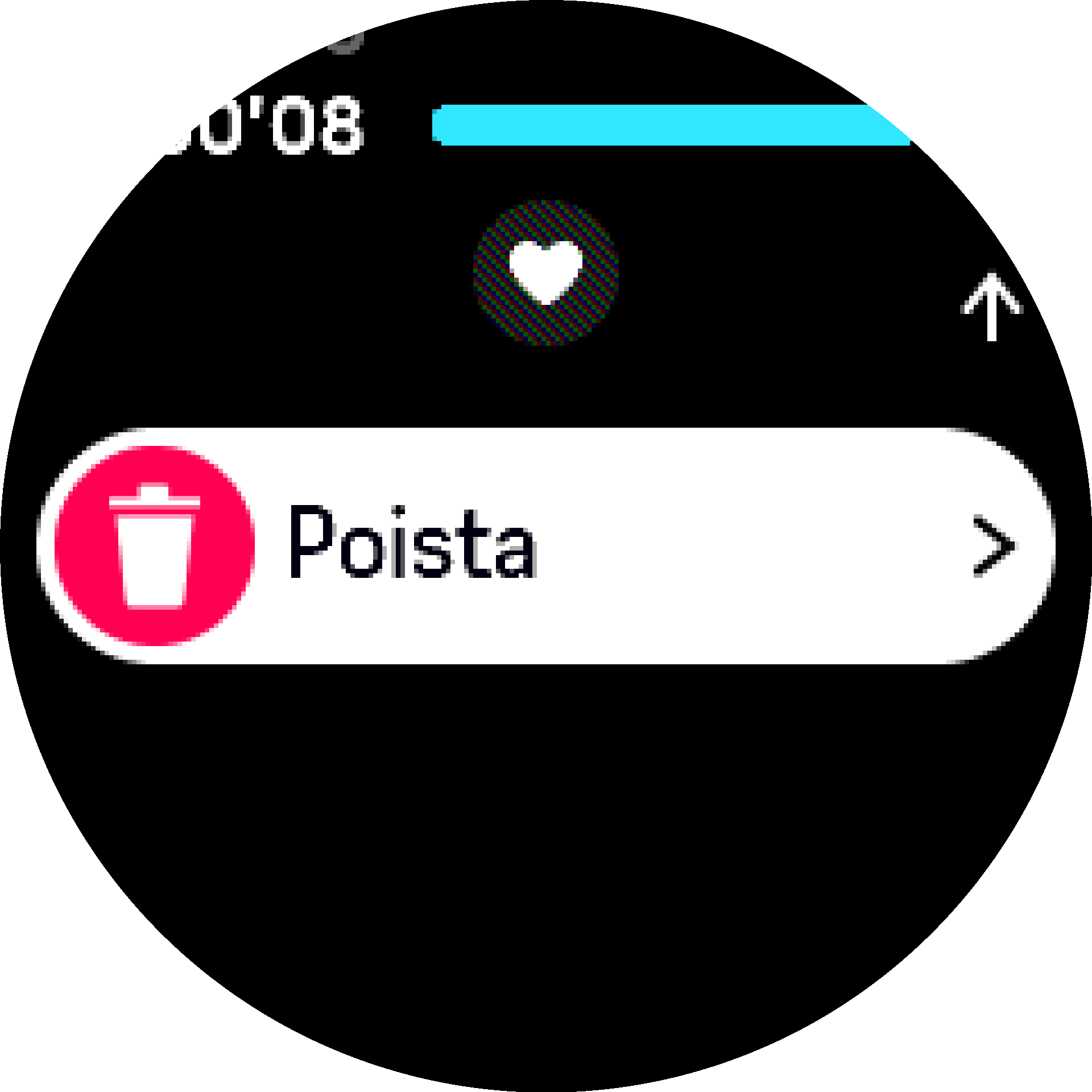 Harjoituksen poistaminen S9PP