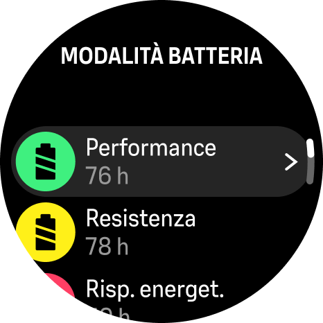 battery mode