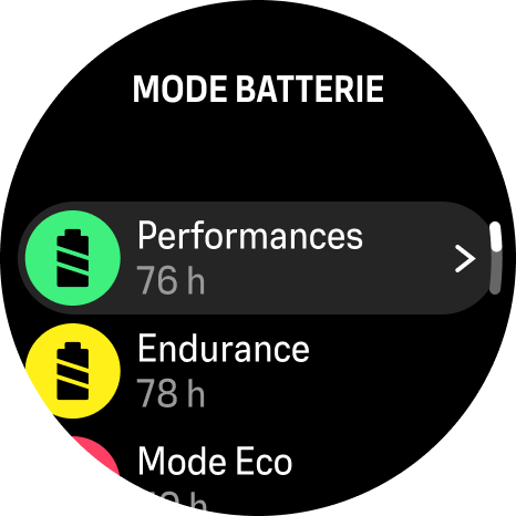 battery mode