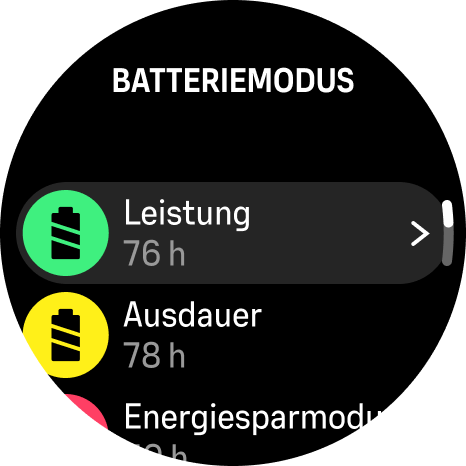 battery mode
