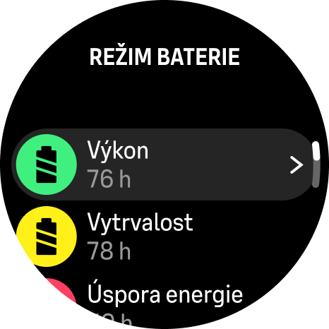 battery mode