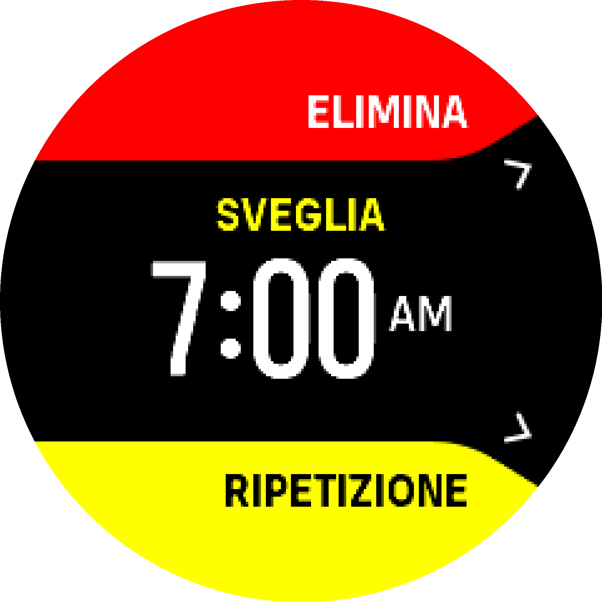 Snooze eliminazione sveglia S9PP