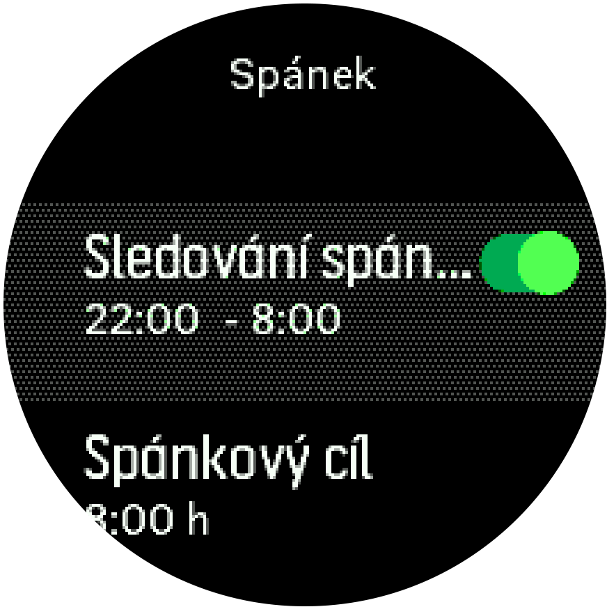 sleeptracking setting Trainer