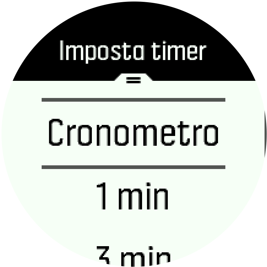 Countdown options Spartan Trainer