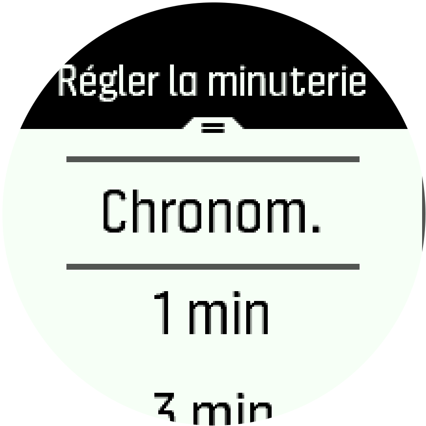 Countdown options Spartan Trainer