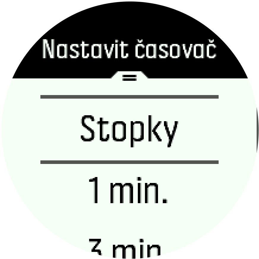 Countdown options Spartan Trainer