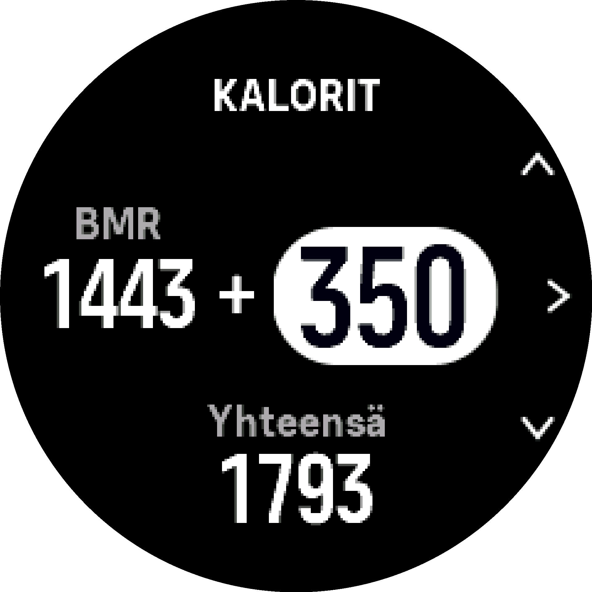 Kokonaiskalorimäärä