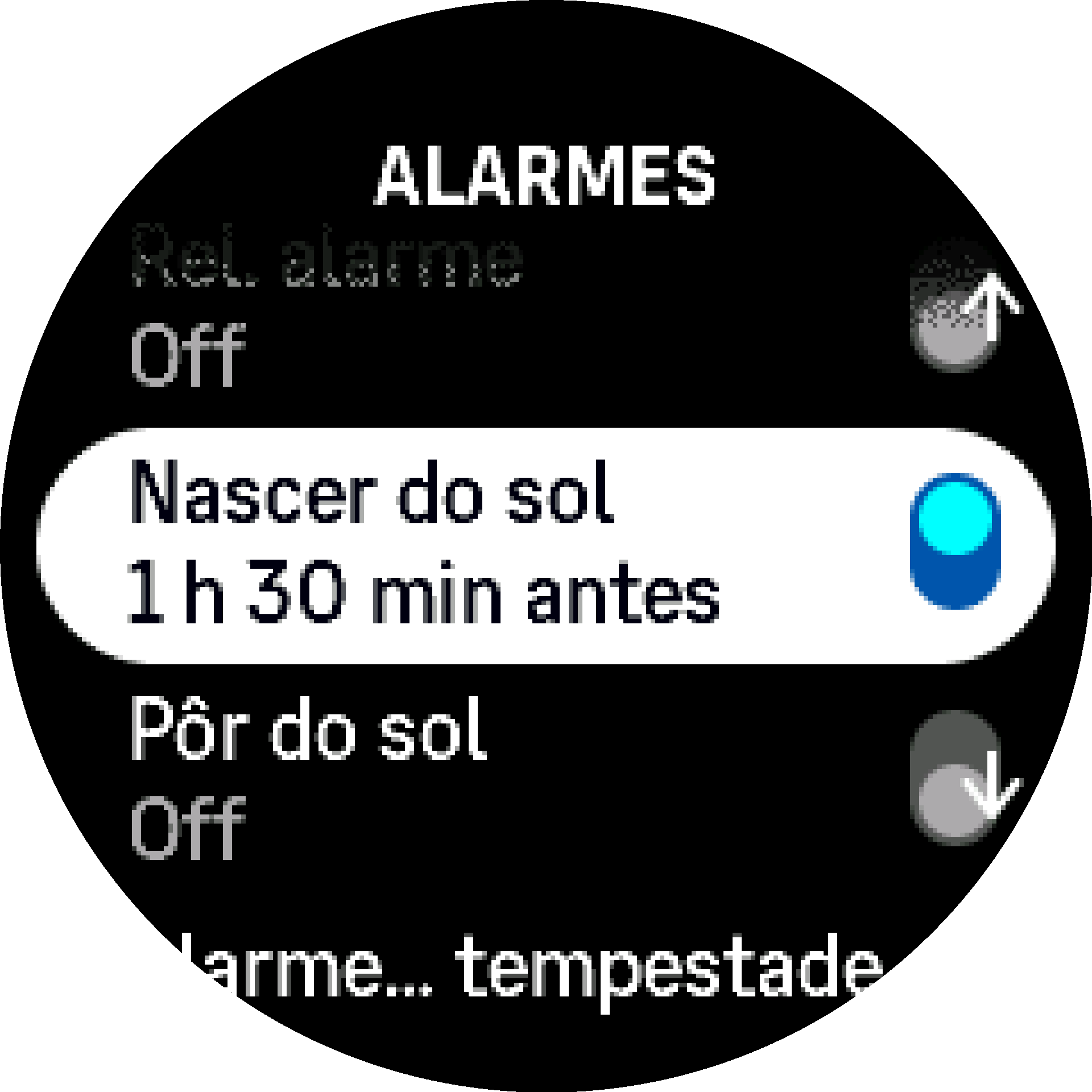 Interruptor alarme NascerPôrdoSol S9PP