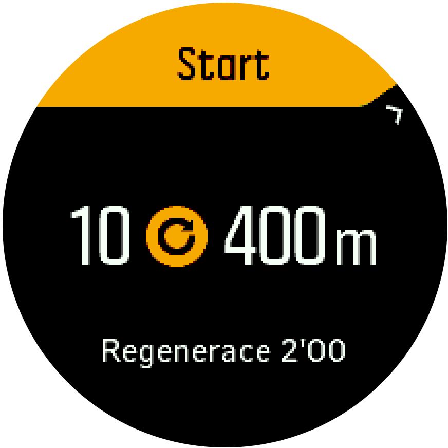 Interval training start Trainer