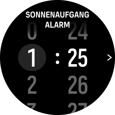 alarm time