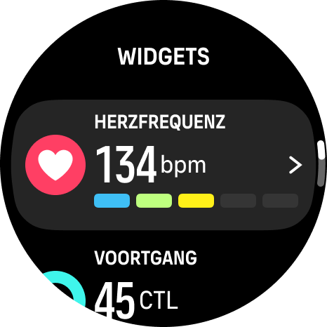 widget list
