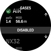 na-disable ang mga gas