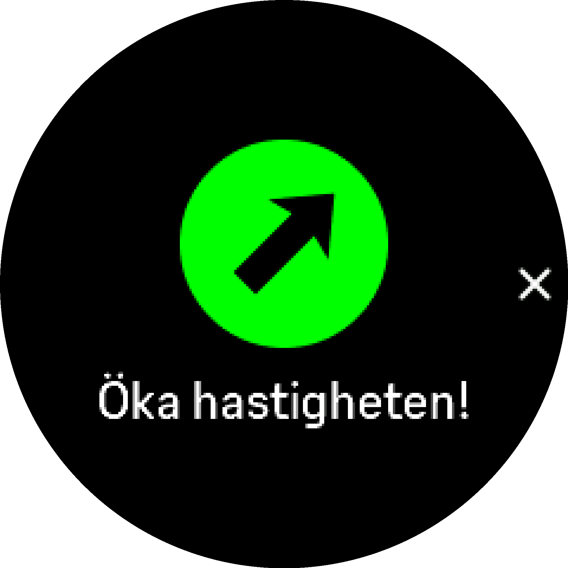 Vägledning hastighet S9PP