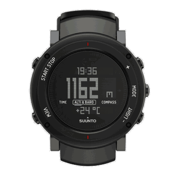 Suunto Core All Black Standard Strap For all Core models