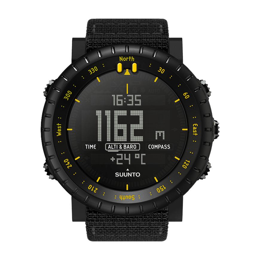Suunto Core Black Yellow TX Outdoor watch with barometer