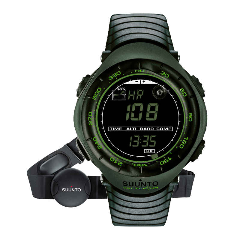 Suunto Vector HR Dark Green - Heart rate monitoring outdoor
