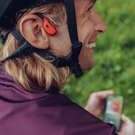 Suunto Wing Lava Red Premium Open-ear Sports Headphones
