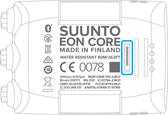 Numéro de série EON Core