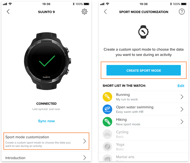 Suunto 앱에서 사용자 정의 스포츠 모드를 만드는 방법 Suunto 앱에서 사용자 정의 스포츠 모드를 만드는 방법