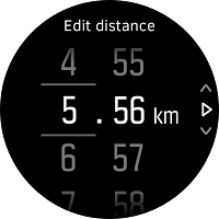 Modifier la distance et sauvegarder.