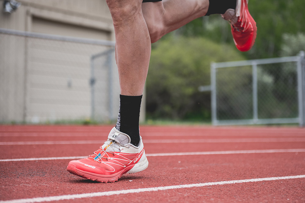 Foot strike under your center of gravity